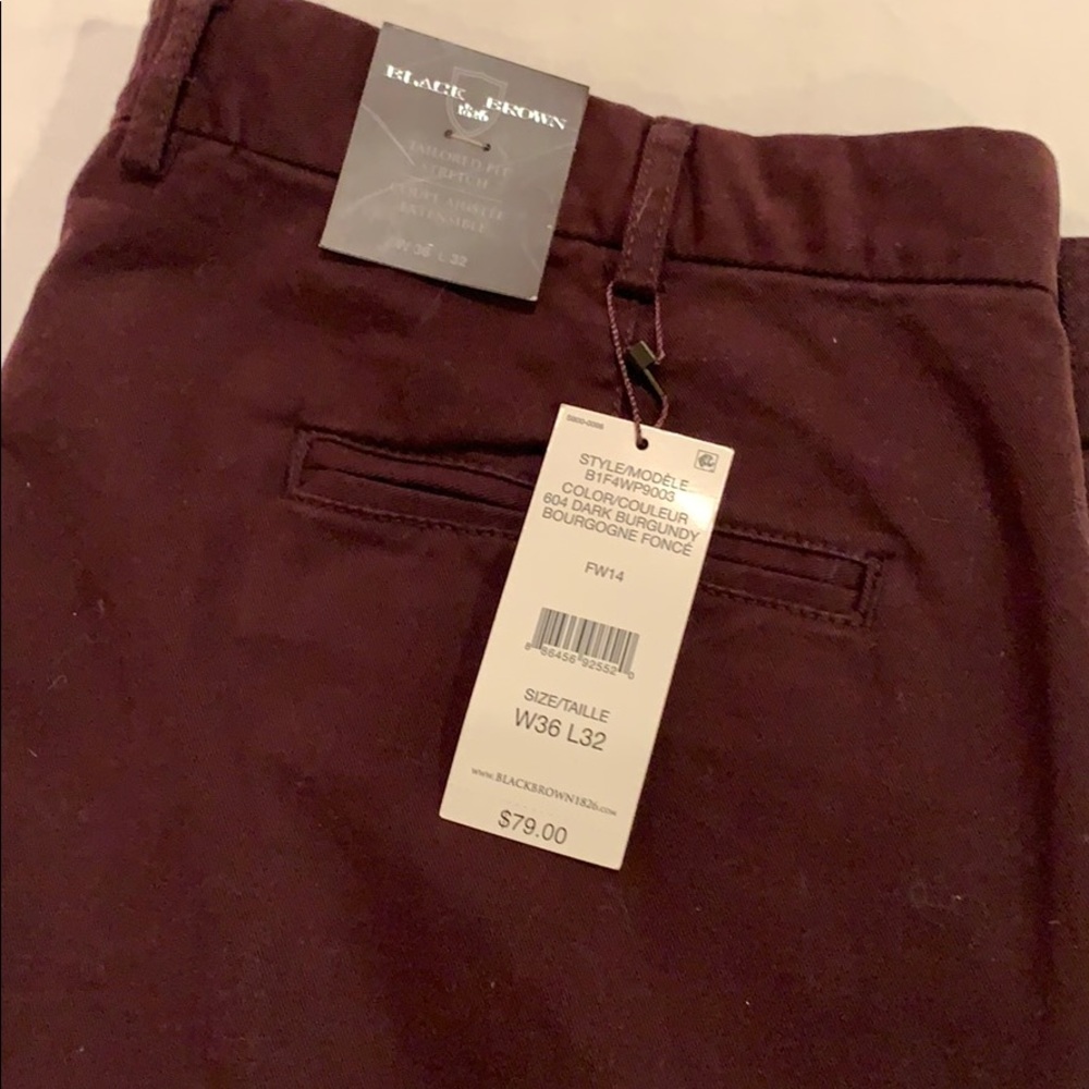 Black brown pants
